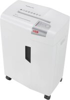 HSM shredstar X15 Aktenvernichter mit Partikelschnitt P-4, 4 x 37 mm, bis 15 Blatt, weiß