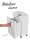 HSM shredstar X15 Aktenvernichter mit Partikelschnitt P-4, 4 x 37 mm, bis 15 Blatt, weiß