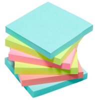 Post-it® Super Sticky Cosmic Haftnotizen extrastark farbsortiert, 6 Blöcke