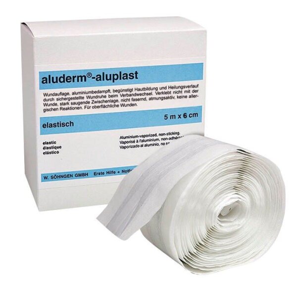 aluderm Pflaster aluderm®-aluplast 1009198 weiß 6,0 cm x 5,0 m, 1 St.