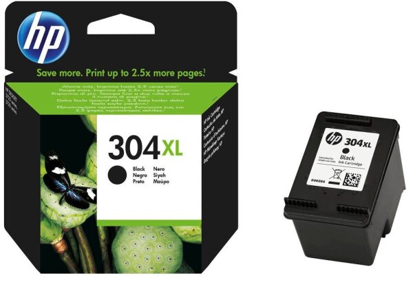 HP 304XL (N9K08AE) schwarz Druckerpatrone