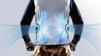 makita unisex Akku-Kühlweste DFV210ZL hellgrau...