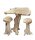 Garden Pleasure SURGA Stehtisch Wurzelteak natur 60,0/75,0 x 90,0/100,0 x 102,0 cm, 1 St.