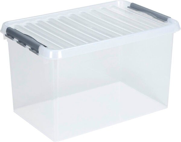 sunware Q-line Aufbewahrungsbox 72,0 l transparent 60,0 x 40,0 x 42,0 cm, 1 St.