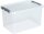 sunware Q-line Aufbewahrungsbox 72,0 l transparent 60,0 x 40,0 x 42,0 cm, 1 St.