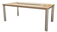 Garden Pleasure Sitzgruppe FLORENCE, silber Kunststoff,...
