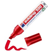 edding 500 Permanentmarker rot 2,0 - 7,0 mm, 1 St.