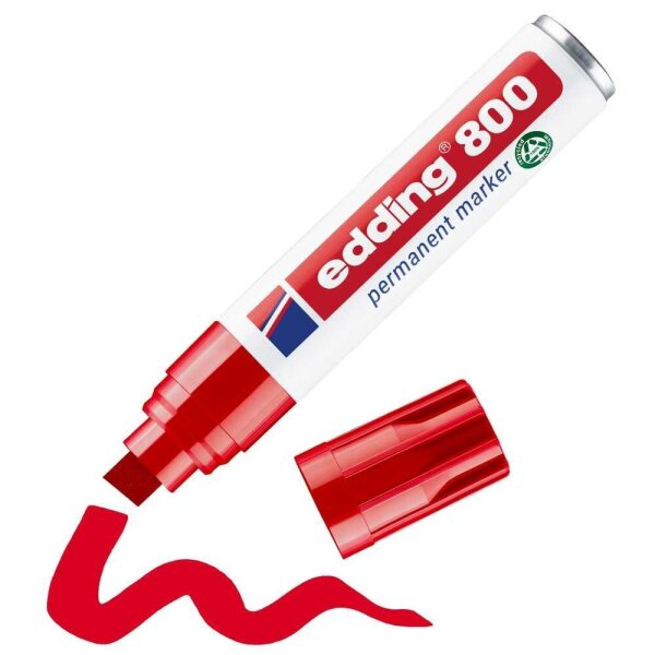 edding 800 Permanentmarker rot 4,0 - 12,0 mm, 1 St.