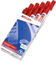 edding 3300 Permanentmarker rot 1,0 - 5,0 mm, 10 St.