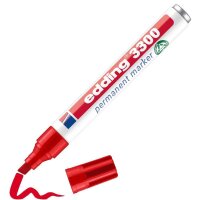 edding 3300 Permanentmarker rot 1,0 - 5,0 mm, 10 St.