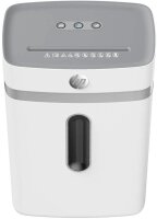 HP OneShred 12CC Aktenvernichter mit Partikelschnitt P-4, 4 x 35 mm, bis 12 Blatt, weiß