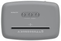 HP OneShred 12CC Aktenvernichter mit Partikelschnitt P-4, 4 x 35 mm, bis 12 Blatt, weiß