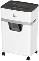 HP OneShred 15CC Aktenvernichter mit Partikelschnitt P-4, 4 x 35 mm, bis 15 Blatt, weiß