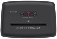 HP OneShred 15CC Aktenvernichter mit Partikelschnitt P-4, 4 x 35 mm, bis 15 Blatt, weiß