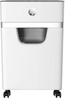 HP OneShred 15CC Aktenvernichter mit Partikelschnitt P-4, 4 x 35 mm, bis 15 Blatt, weiß