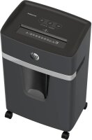 HP Pro Shredder 15CC Aktenvernichter mit Partikelschnitt P-4, 4 x 35 mm, bis 15 Blatt, schwarz