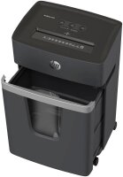 HP Pro Shredder 15CC Aktenvernichter mit Partikelschnitt P-4, 4 x 35 mm, bis 15 Blatt, schwarz