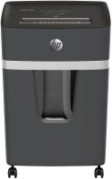 HP Pro Shredder 15CC Aktenvernichter mit Partikelschnitt P-4, 4 x 35 mm, bis 15 Blatt, schwarz