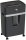 HP Pro Shredder 10MC Aktenvernichter mit Partikelschnitt P-5, 2 x 15 mm, bis 10 Blatt, schwarz