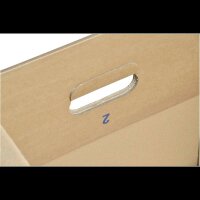 tidyPac® Umzugskartons Transport Box XL 355 x 690 x 370 mm, 10 St.