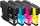 KMP B78V schwarz, cyan, magenta, gelb Druckerpatronen kompatibel zu brother LC-1100VALBP, 4er-Set