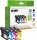 KMP B60V schwarz, cyan, magenta, gelb Druckerpatronen kompatibel zu brother LC123VALBPDR, 4er-Set