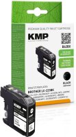 KMP B62BX schwarz Druckerpatrone kompatibel zu brother...