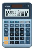 CASIO MS-120EM Tischrechner blau