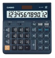 CASIO DH-12ET Tischrechner blau