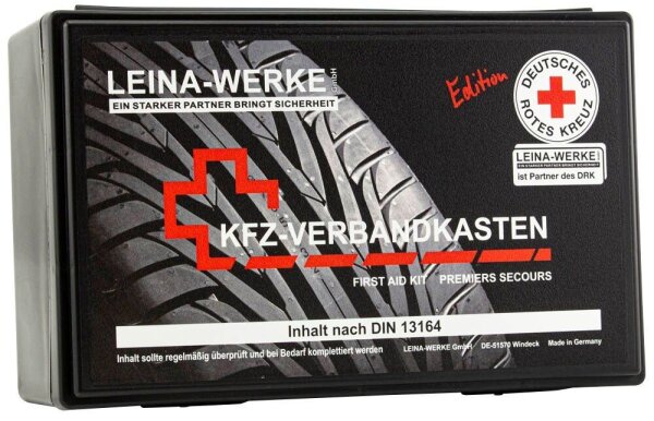 LEINA-WERKE Verbandskasten Fotodruck DRK Edition DIN 13164 schwarz