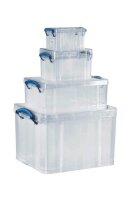 Really Useful Box Aufbewahrungsboxen-Set transparent, 1 Set