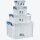 Really Useful Box Aufbewahrungsboxen-Set transparent, 1 Set