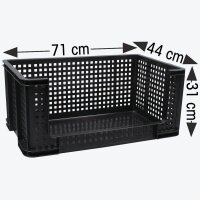Really Useful Box Aufbewahrungsbox 64,0 l schwarz 71,0 x 44,0 x 31,0 cm, 1 St.
