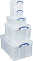 Really Useful Box Aufbewahrungsboxen-Set transparent, 1 Set