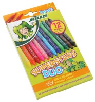 JOLLY SUPERSTARS DUO Filzstifte farbsortiert, 12 St.