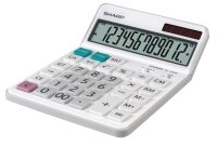 SHARP EL-340W Tischrechner weiß