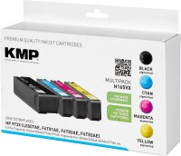 KMP H165VX schwarz, cyan, magenta, gelb Druckerpatronen kompatibel zu HP 973X (L0S07AE, F6T81AE, F6T82AE, F6T83AE), 4er-Set