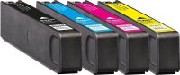 KMP H164V schwarz, cyan, magenta, gelb Druckerpatronen kompatibel zu HP 913A (L0R95AE, F6T77AE, F6T78AE, F6T79AE), 4er-Set