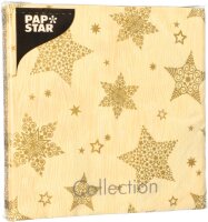 PAPSTAR Servietten Christmas Shine creme 20 St.