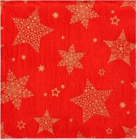 PAPSTAR Servietten Christmas Shine red 20 St.