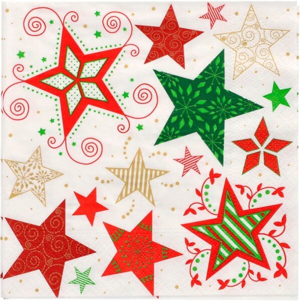 PAPSTAR Servietten Heavenly Stars 20 St.