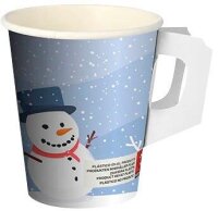 50 PAPSTAR Einweg-Trinkbecher Snowtime 0,2 l