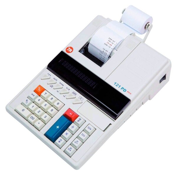 TA 121 PD Tischrechner druckend lichtgrau