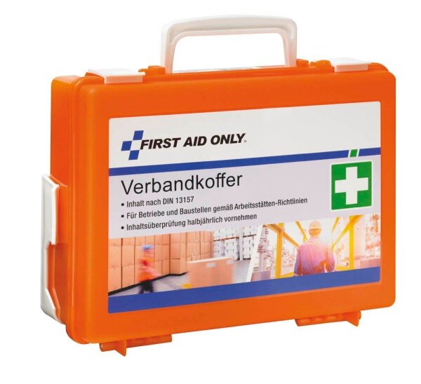FIRST AID ONLY® Verbandskasten DIN 13157 orange
