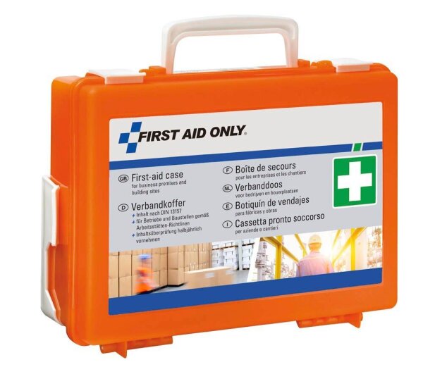 FIRST AID ONLY® Verbandskasten DIN 13157 orange