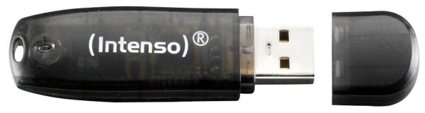 Intenso USB-Stick Rainbow Line schwarz 16 GB, 1 St.