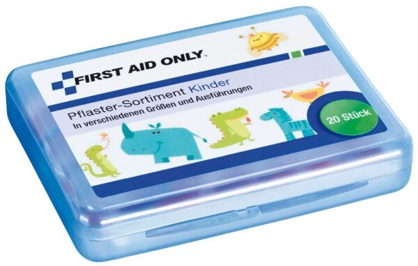 FIRST AID ONLY® Pflaster Kinder P-10032 bunt 9,25 x 11,45 cm, 20 St.