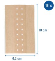 FIRST AID ONLY® Pflaster Industrie/Handel P-10023 beige, weiß 13,2 x 20,78 cm, 100 St.