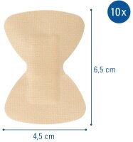 FIRST AID ONLY® Pflaster Industrie/Handel P-10023 beige, weiß 13,2 x 20,78 cm, 100 St.