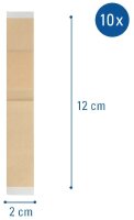 FIRST AID ONLY® Pflaster Industrie/Handel P-10023 beige, weiß 13,2 x 20,78 cm, 100 St.